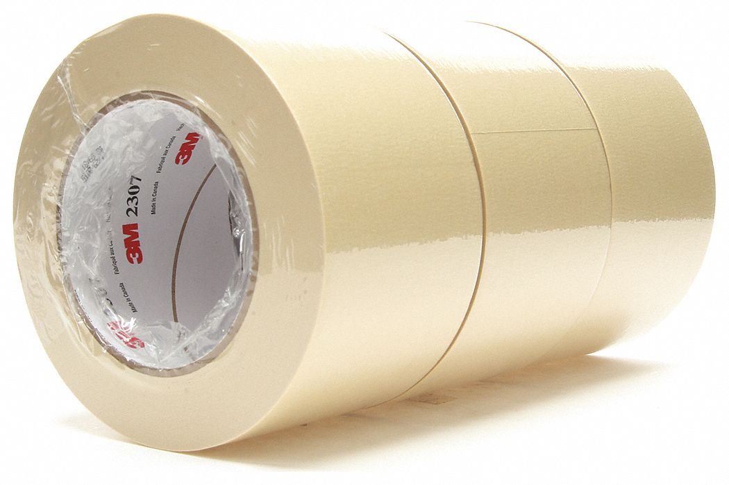 GENERAL MASKING TAPE, HEAT-RESISTANT, TAN, 55M LENGTH X 72 MM WIDTH, CREPE PAPER