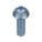 MACHINE SCREW, #10-24 THREAD, 1½ IN L, STEEL, ZINC PLATED, ROUND, PHILLIPS, INCH, 100 PK
