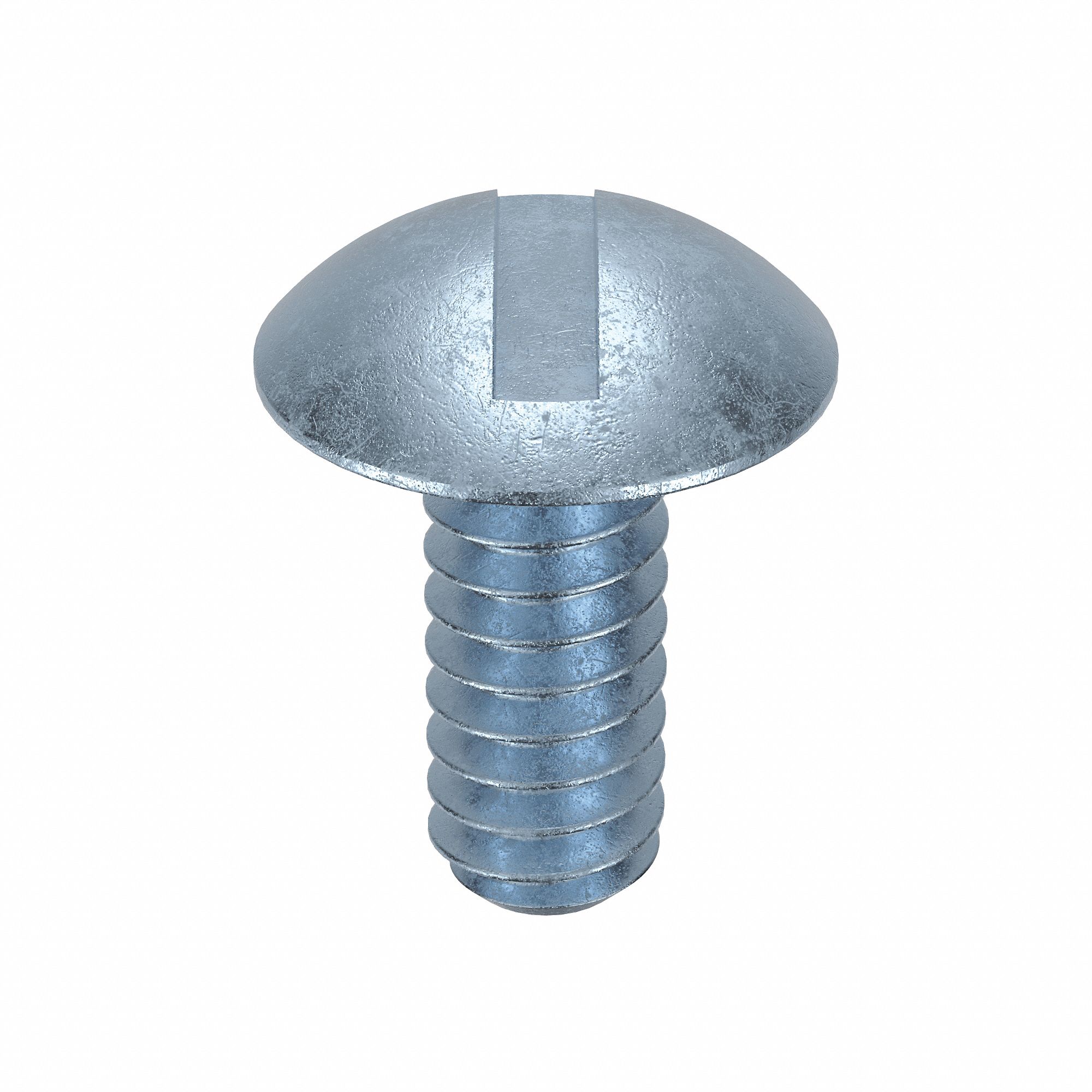 Machine Screw: #6-32 Thread Size, 1/4 in Lg, Steel, Zinc-Plated, Truss, Slotted, 100 PK