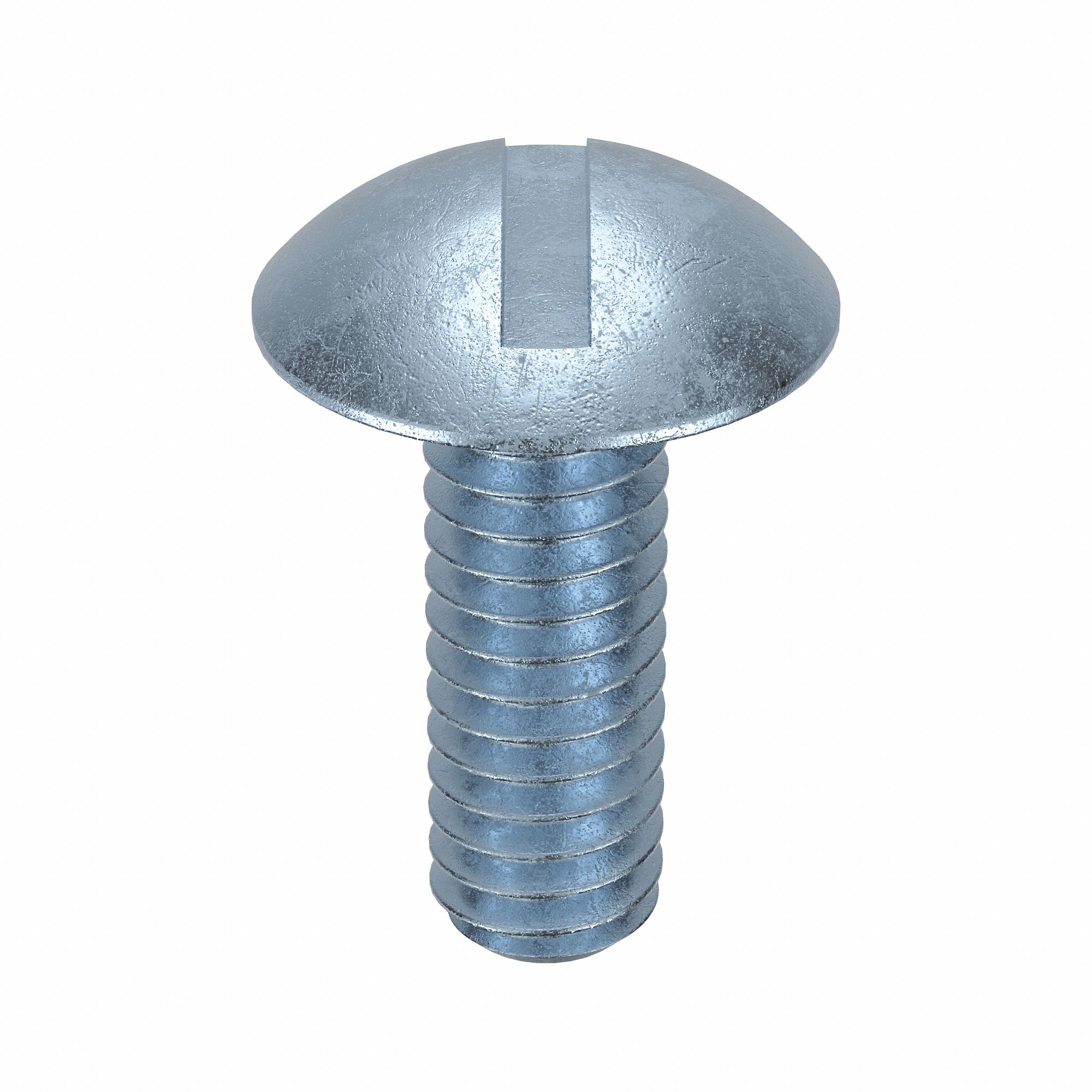 Machine Screw: #8-32 Thread Size, 3/8 in Lg, Steel, Zinc-Plated, Truss, Slotted, 100 PK