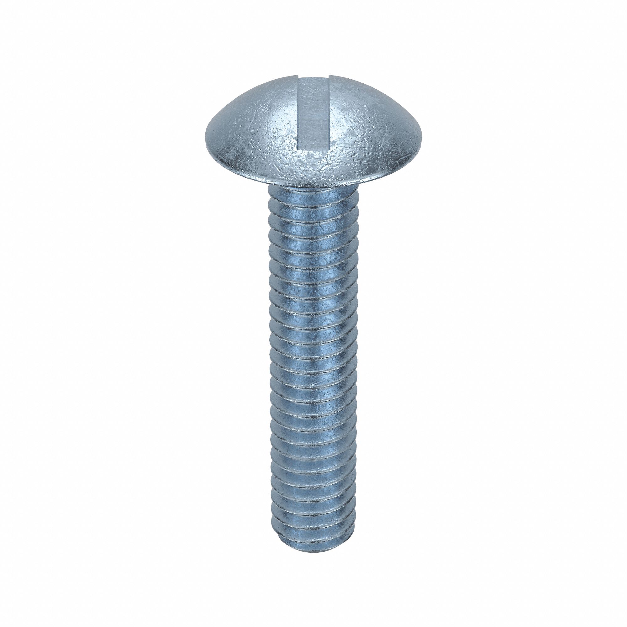 Machine Screw: #8-32 Thread Size, 3/4 in Lg, Steel, Zinc-Plated, Truss, Slotted, 100 PK