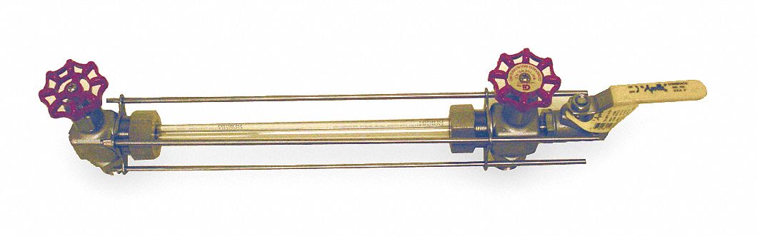 Water Gauge: Stainless