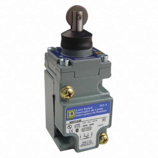 SQUARE D, 1NC/1NO, 10A @ 600V, Heavy Duty Limit Switch - 2EF75|9007C52D -  Grainger
