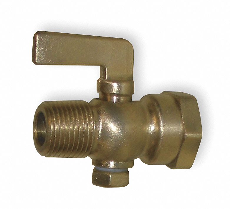 Air Cock,Size 1/8 In.,Lever Handle