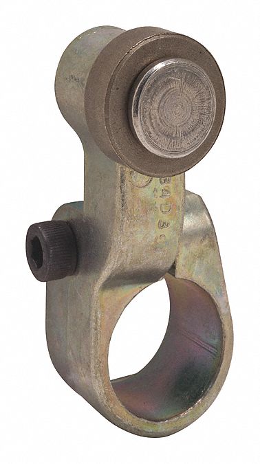 Limit Switch Lever Arm: Roller Lever, Fixed, 1.5 in Arm/Operator Lg - Max