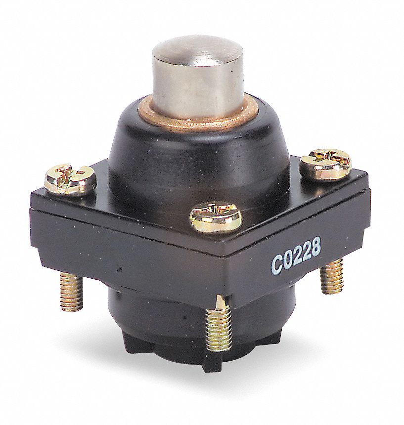 LIMIT SWITCH HEAD, PLUNGER, TOP, 0.93 IN, TOP