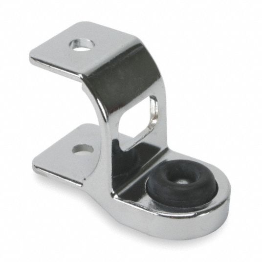 GLOBAL PARTITIONS Stop And Keeper for Steel Partition, 1 3/4 inH x 2 1/