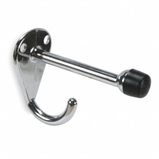 GLOBAL PARTITIONS Bumper And Coat Hook for Steel Partition, 1 inH x 3