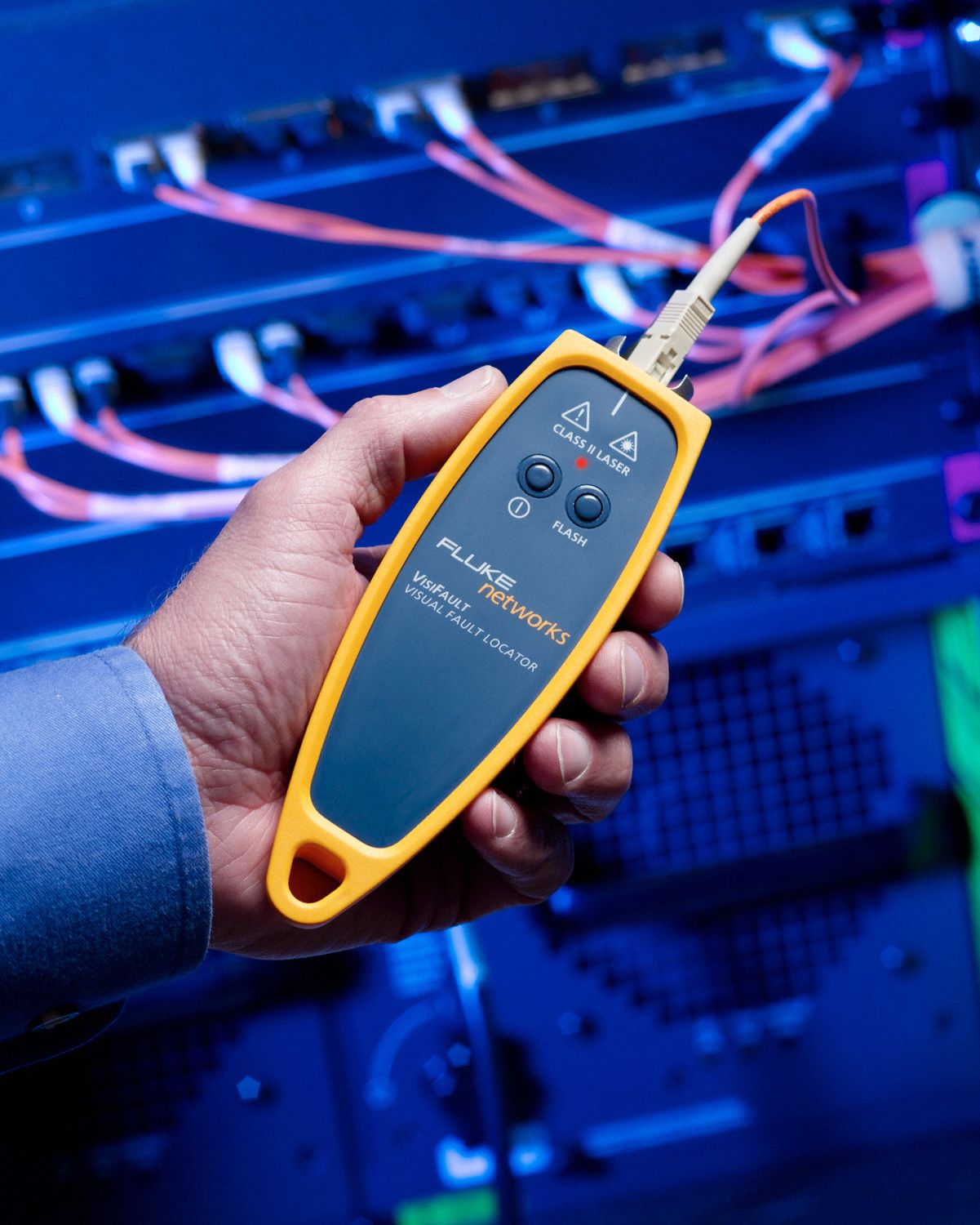 Fiber optic cable fault locator