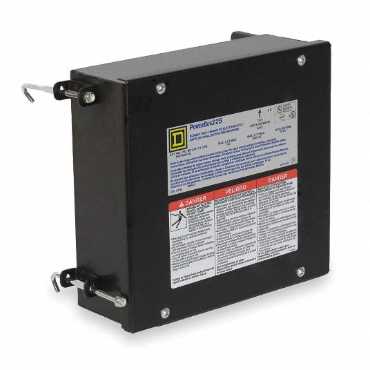 SQUARE D, 100 A Amps, 240V AC, Busway Tap Box 2EHY4PBPTB3A100 Grainger