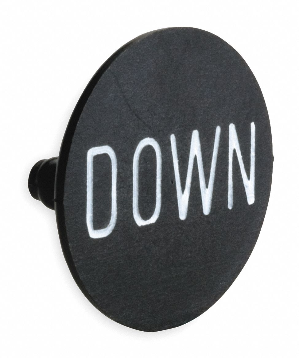 Legend Plate Down Black/Black Round