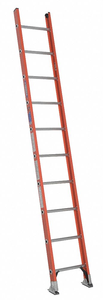 2EJG3 - Ladder 10 ft.H 19 in W Fiberglass