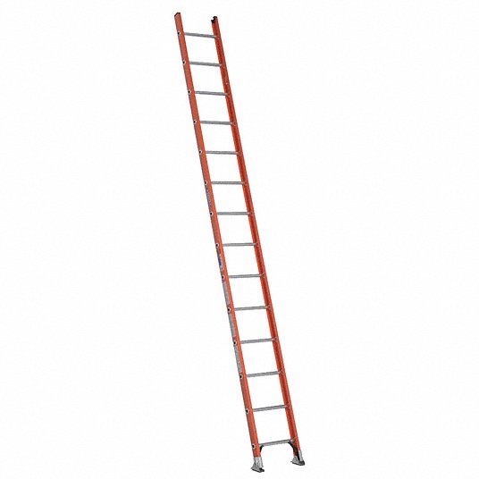 nikkel Mondstuk Samuel WERNER, 14 ft Ladder Ht, 19 in Overall Wd, Straight Ladder - 2EJG5|D6214-1  - Grainger