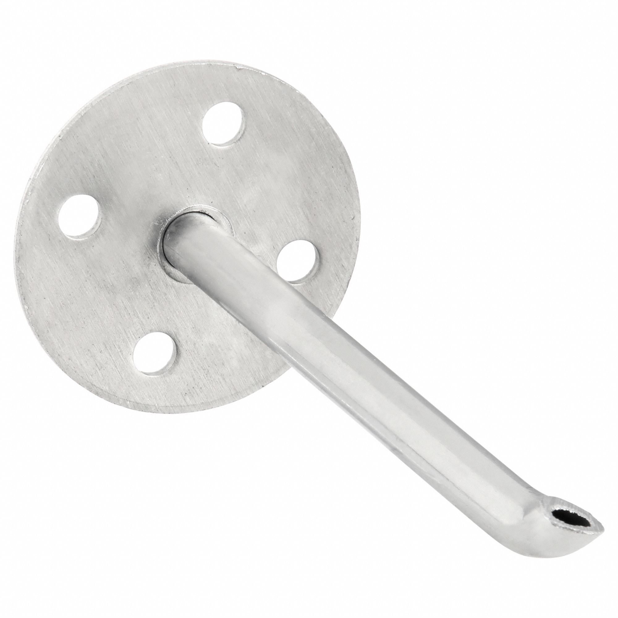 Total Pressure Probe: 5 1/4 in Overall Lg, 1 1/4 in Exterior Lg, 4 in Insertion Lg, 1/2 in Smooth