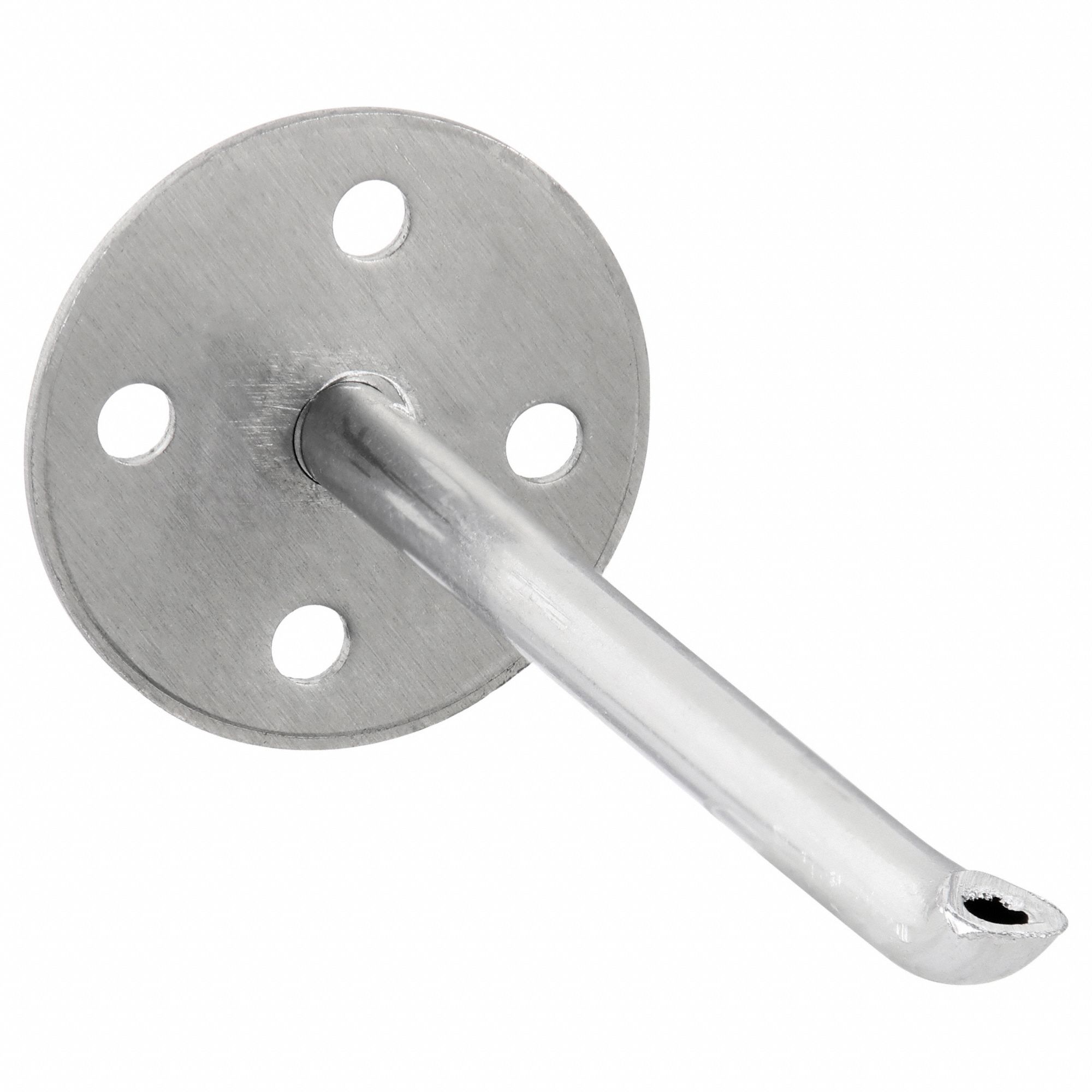 Total Pressure Probe: 5 1/4 in Overall Lg, 1 1/4 in Exterior Lg, 4 in Insertion Lg, 1/2 in Barb