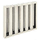 PANEL GREASE AIR FILTER, 20 X 25 X 2 IN, STAINLESS STEEL, BAFFLE CONSTRUCTION