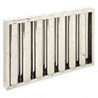 PANEL GREASE AIR FILTER, 16 X 25 X 2 IN, STAINLESS STEEL, BAFFLE CONSTRUCTION