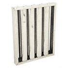 PANEL GREASE AIR FILTER, 20 X 16 X 2 IN, STAINLESS STEEL, BAFFLE CONSTRUCTION