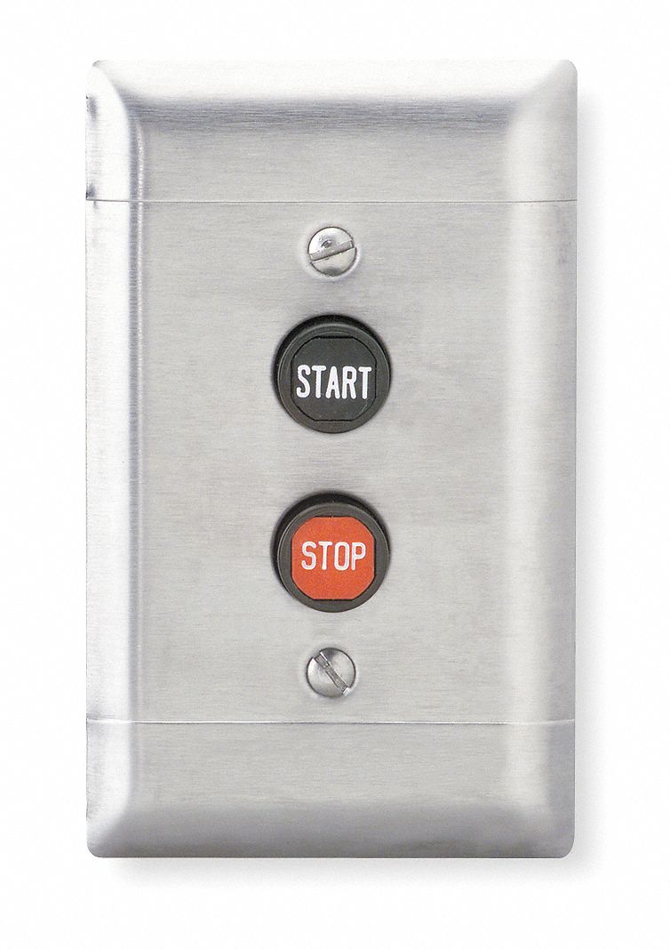 SQUARE D Push Button Control Station Momentary / Momentary, 1NO/1NC
