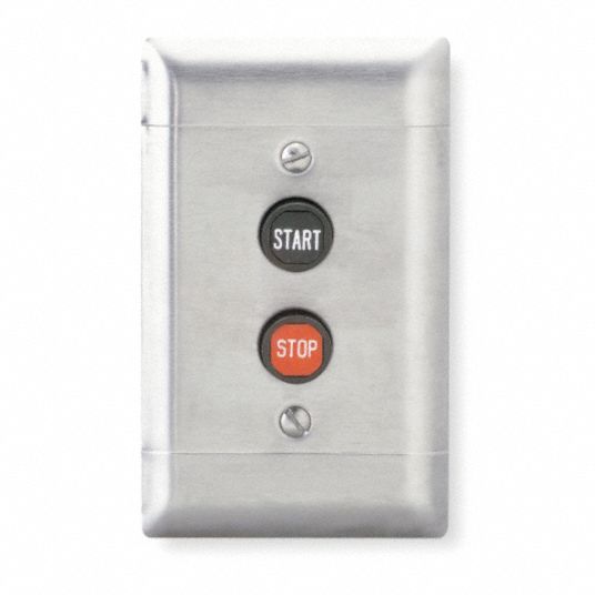 SQUARE D Push Button Control Station, 1NO/1NC, Start/Stop, Flush Button
