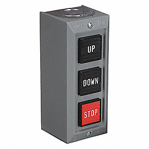 PUSH BUTTON CONTROL STATION,UP/DOWN/STOP