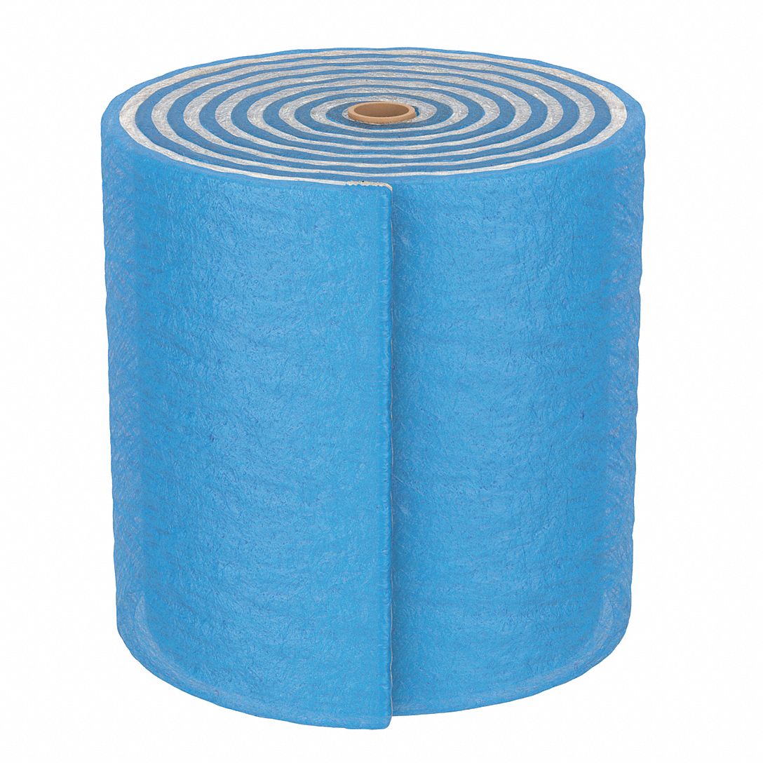 Air Handler 6B683 Filter Roll,69 in.x65 Ft.x1 In.,merv 6