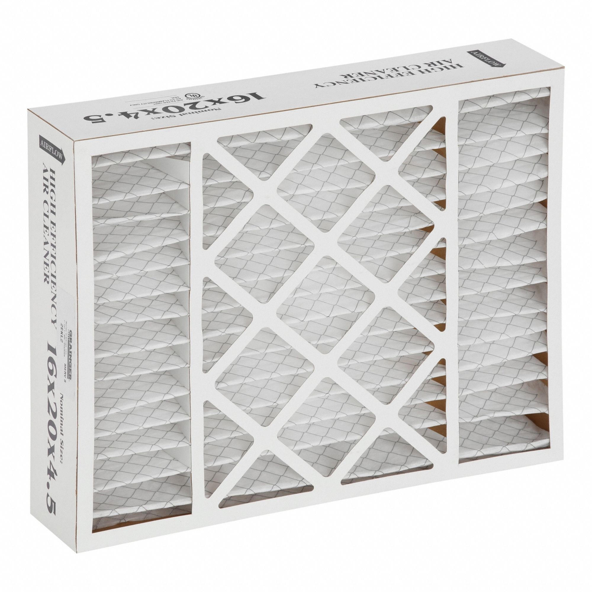 Furnace Air Cleaner Filter: 4YA31, 1, 031 cfm Airflow - Max