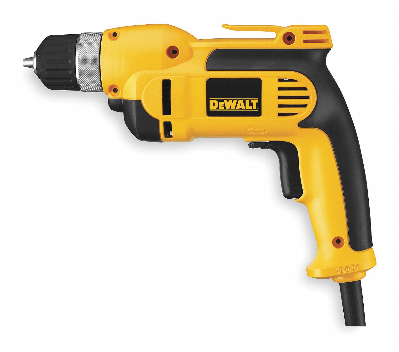 DEWALT Electric Drill Kit, Corded, 3/8 in Chuck Size - 2EKR7|DWD110K ...