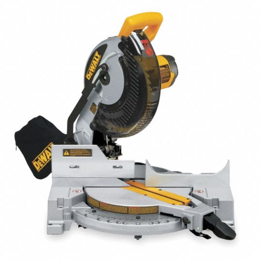DEWALT Corded, Miter Saw, 10 in Blade Dia., 5,000 RPM Max. Blade Speed