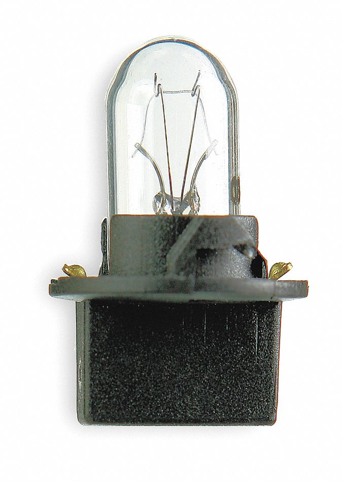 INCANDESCENT BULB, PRINTED CIRCUIT, T3¼, PC194, 14V AC, 3.78 W, WITH PC SOCKET, GREY