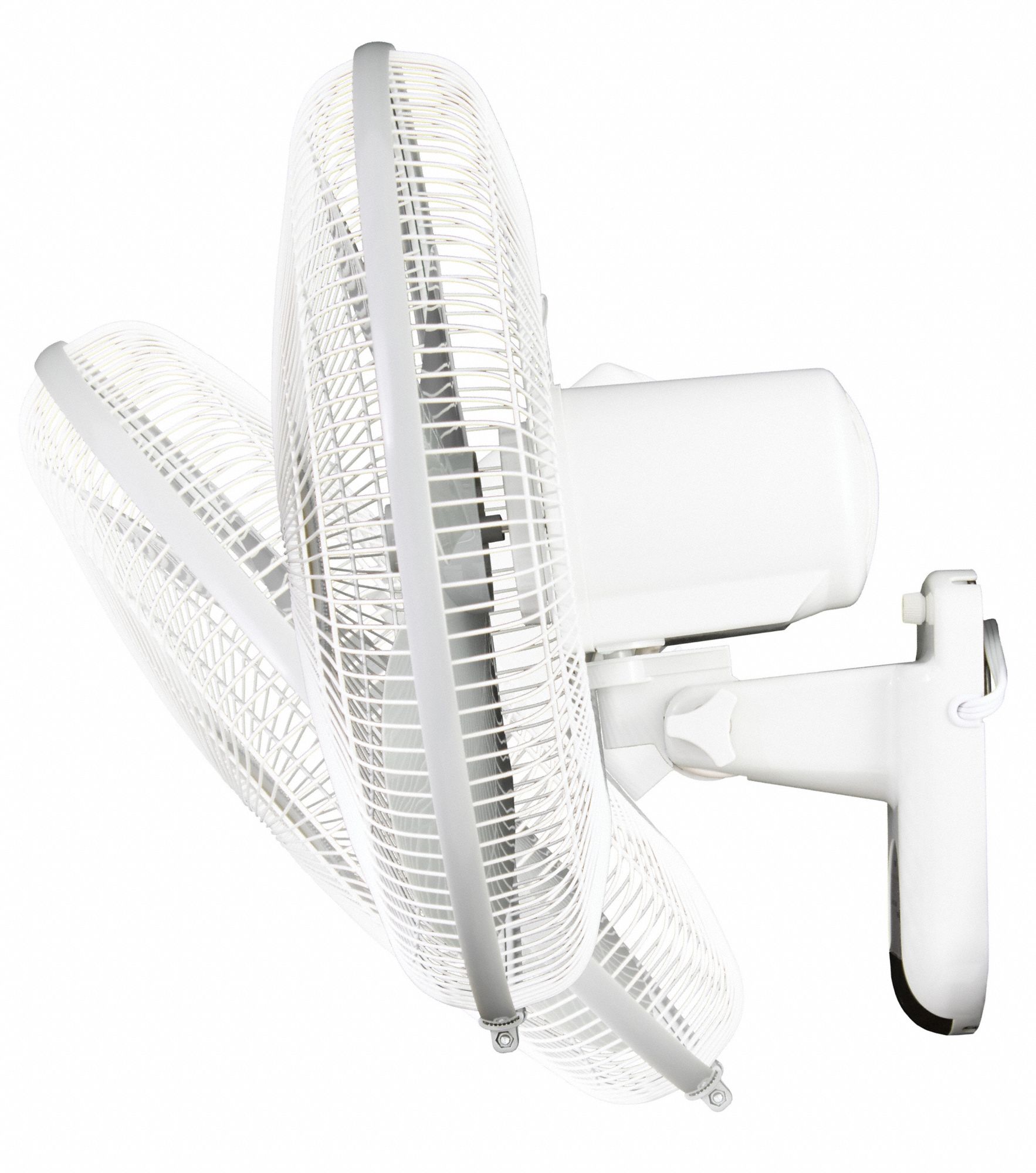 AIR KING Wall Mount Fan 16 in Blade Dia, Oscillating, 3 Speeds, 1140