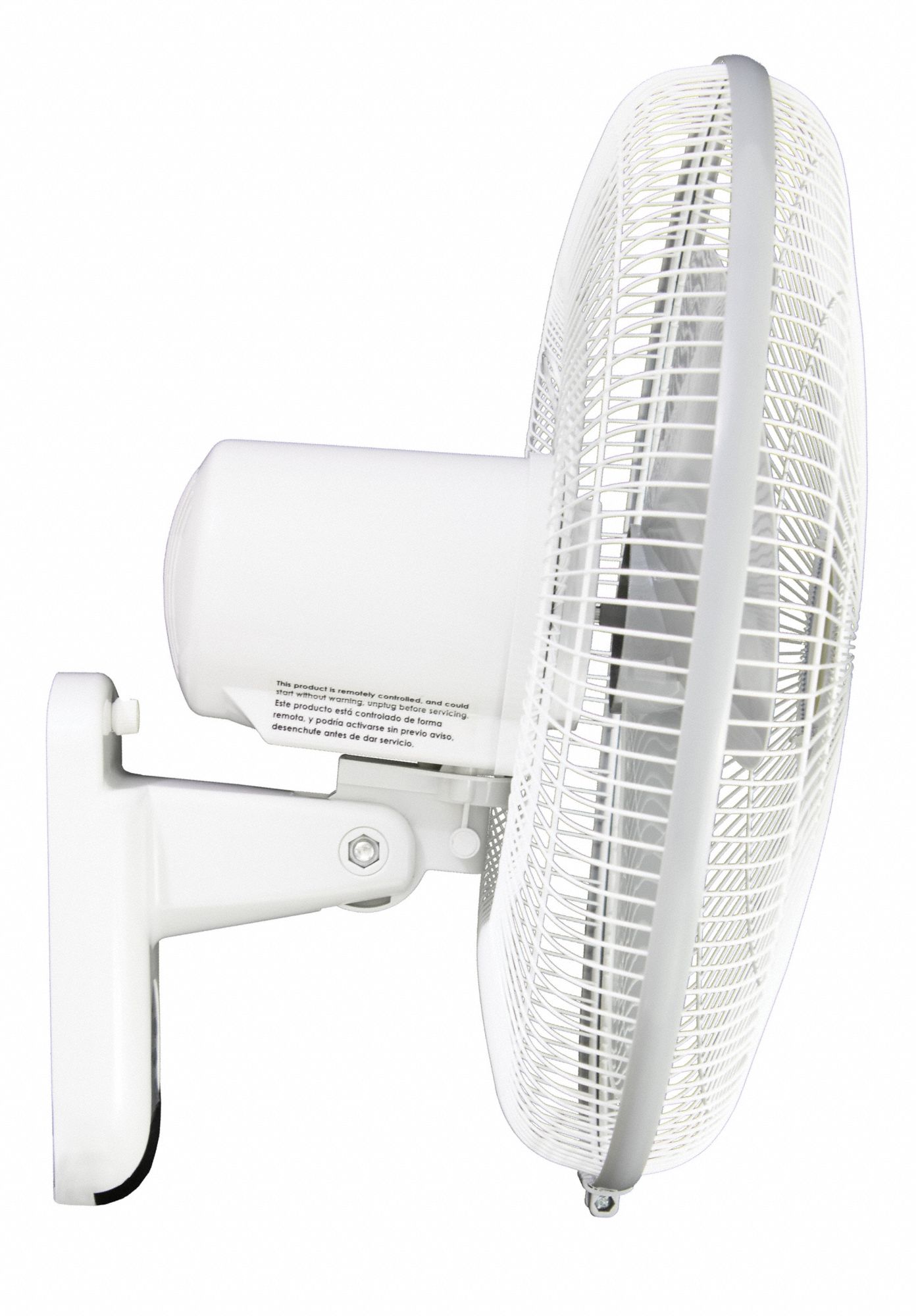 AIR KING 16 in Wall Mount Fan, Oscillating, 120 V AC, Number of Speeds