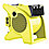 Portable Blower Fan,120V,350 cfm,Yellow