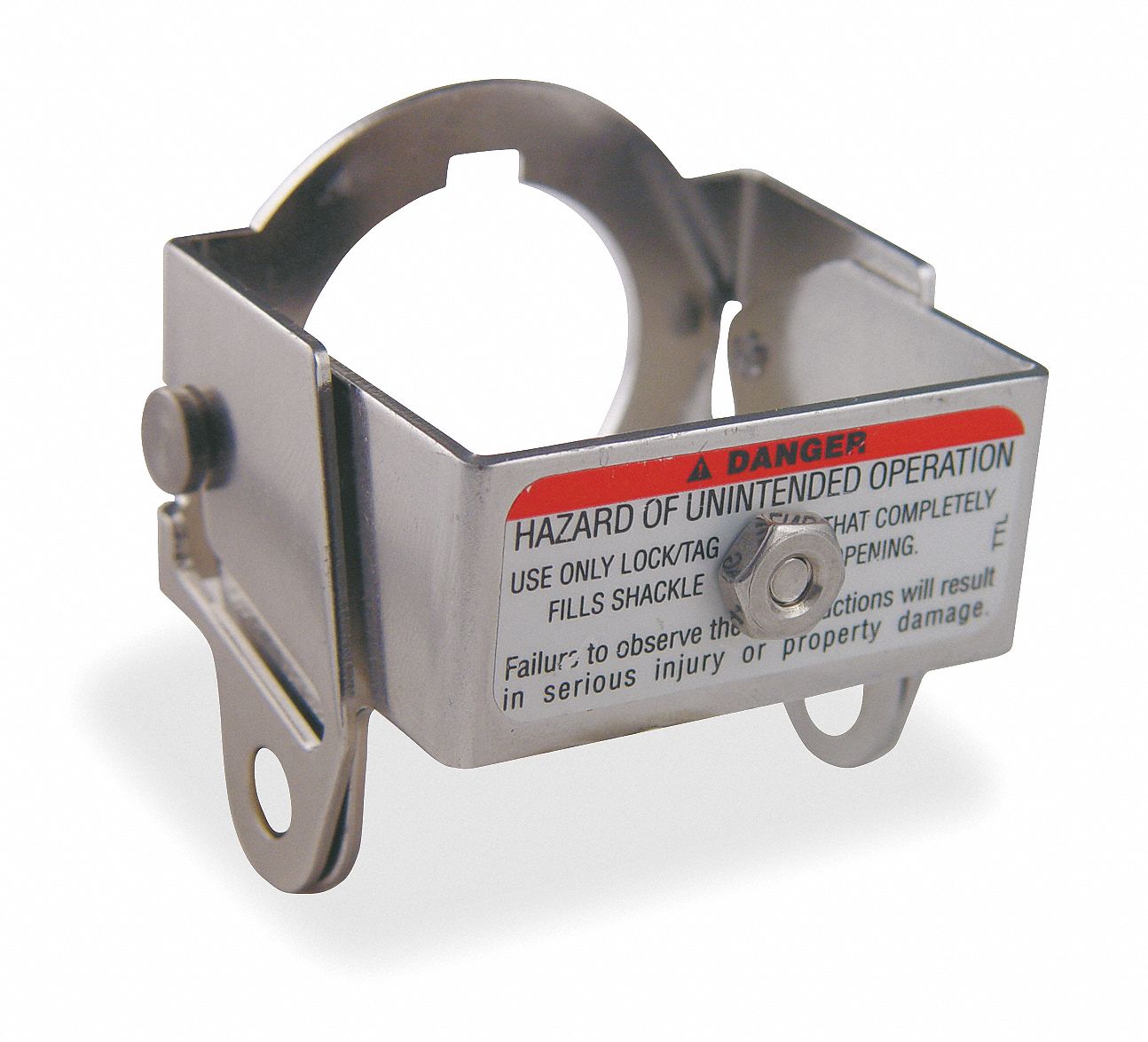 PADLOCK ATTACHMENT, 30 MM PANEL MOUNTING DIAMETER, TRANSPARENT, 9001K/9001SK