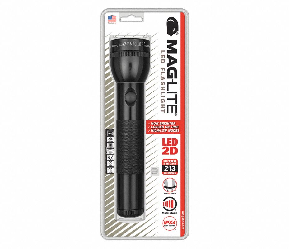 MAGLITE Linterna Manual LED Industrial Aluminio 213 Lúmenes Negro ...