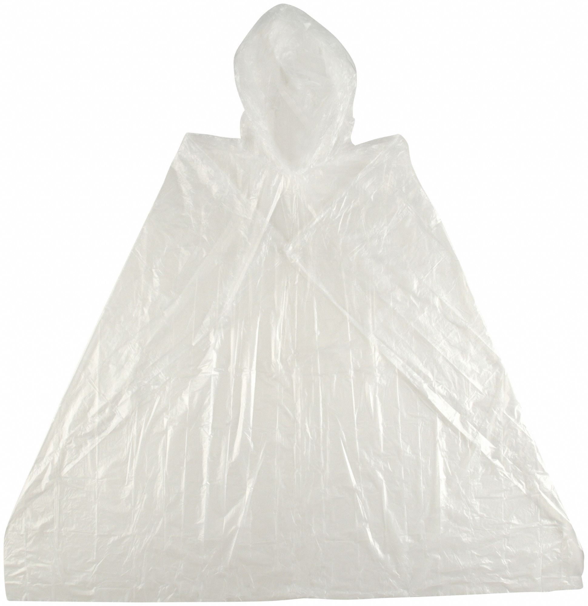 overtale Instruere krigerisk Clear, Polyethylene, Disposable Rain Poncho - 2ELD5|2ELD5 - Grainger