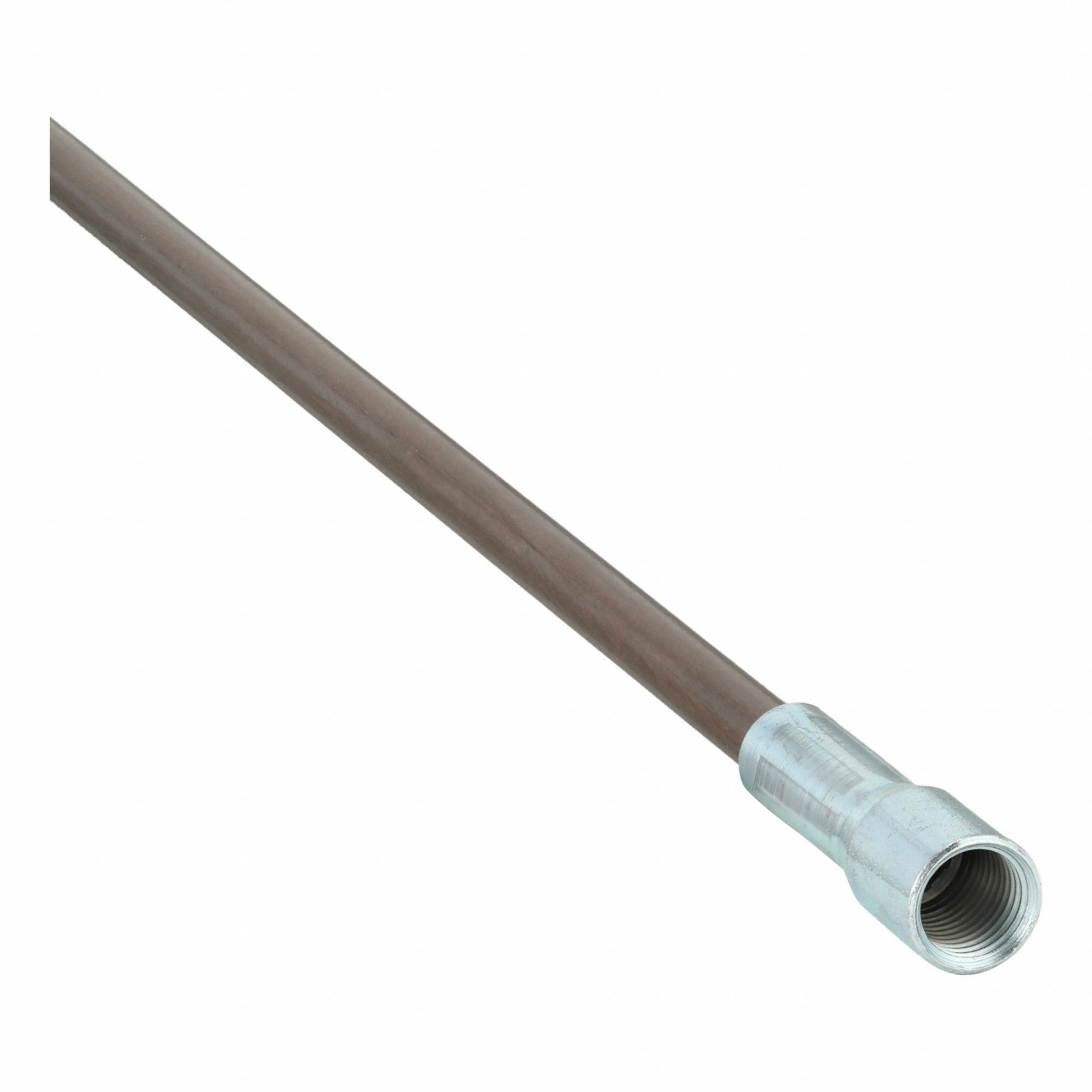 Extension Rod: 0.35 in Overall Dia, 1/4 in Female, 1/4 in Male, 6 ft Overall Lg