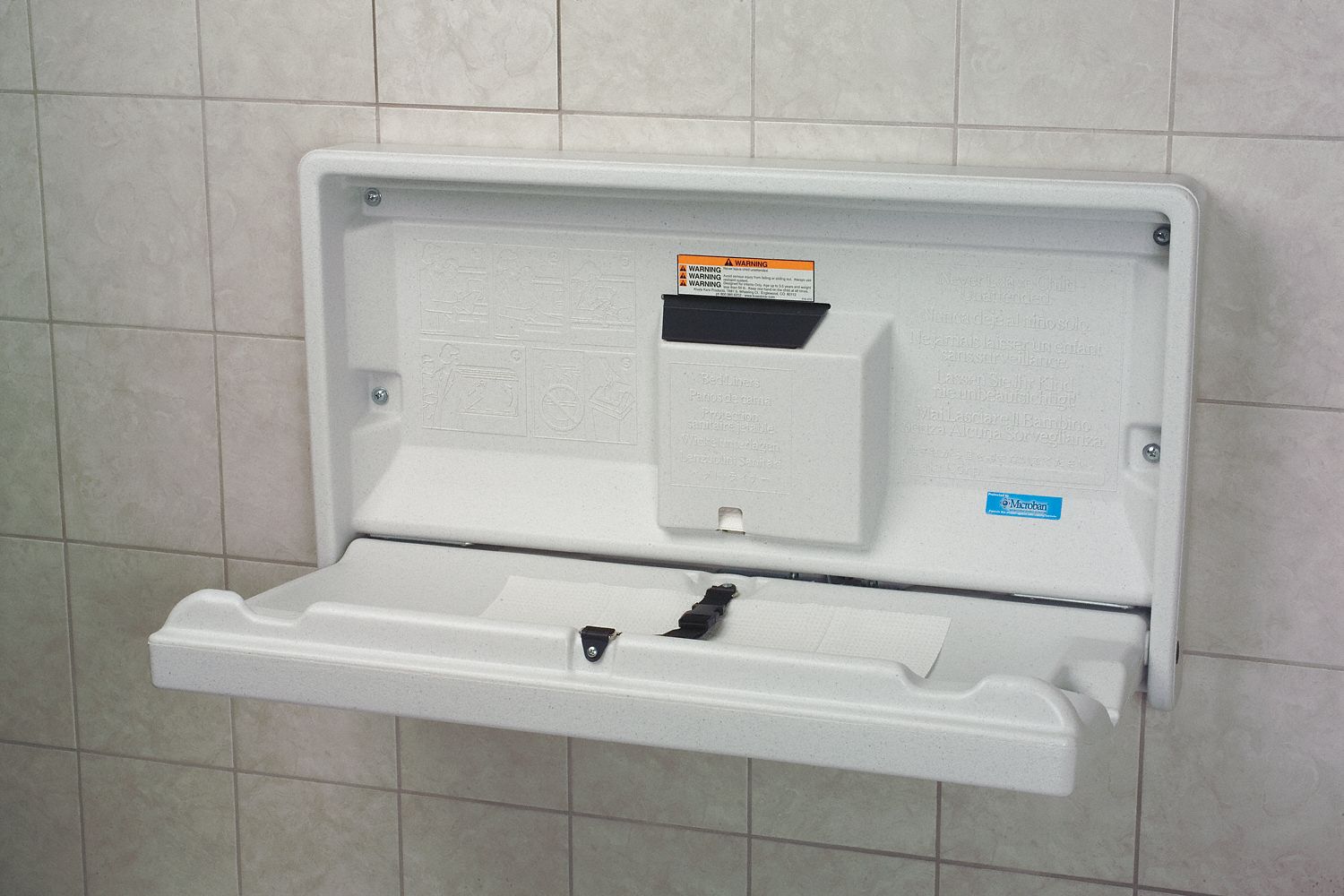 KOALA KARE PRODUCTS Baby Changing Station, Horizontal 2ELE5KB10000