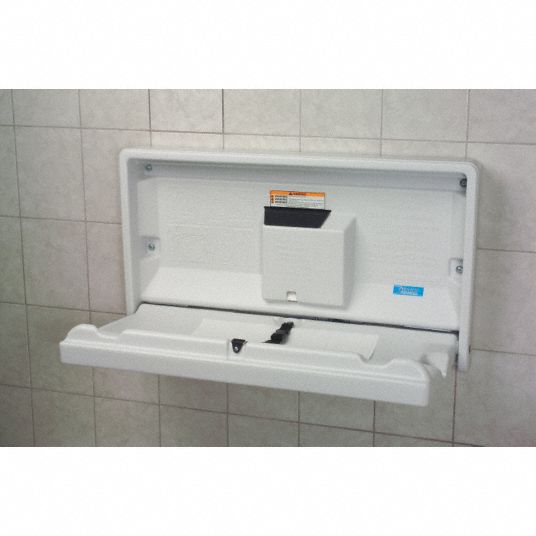 KOALA KARE PRODUCTS Baby Changing Station, Horizontal 2ELE5KB10000