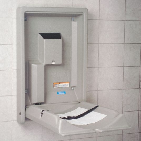 KOALA KARE Mfr Part KB101 00 Polyethylene Baby Changing Station 2ELE6 KB101 00 Grainger