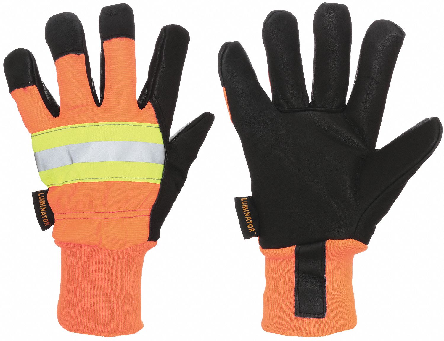 GANTS EN CUIR, G(9) PREMIUM, GANT DE CONDUITE, PEAU DE PORC, POUCE AILÉ, MANCHETTE EN TRICOT