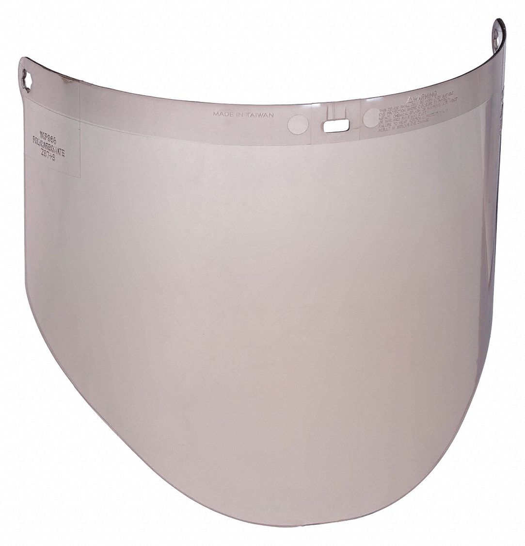 FACESHIELD VISOR, MOLDED, CLEAR, ANTI-FOG, PC, CSA, 14½X8X9 IN, FOR AOTUFFMASTER