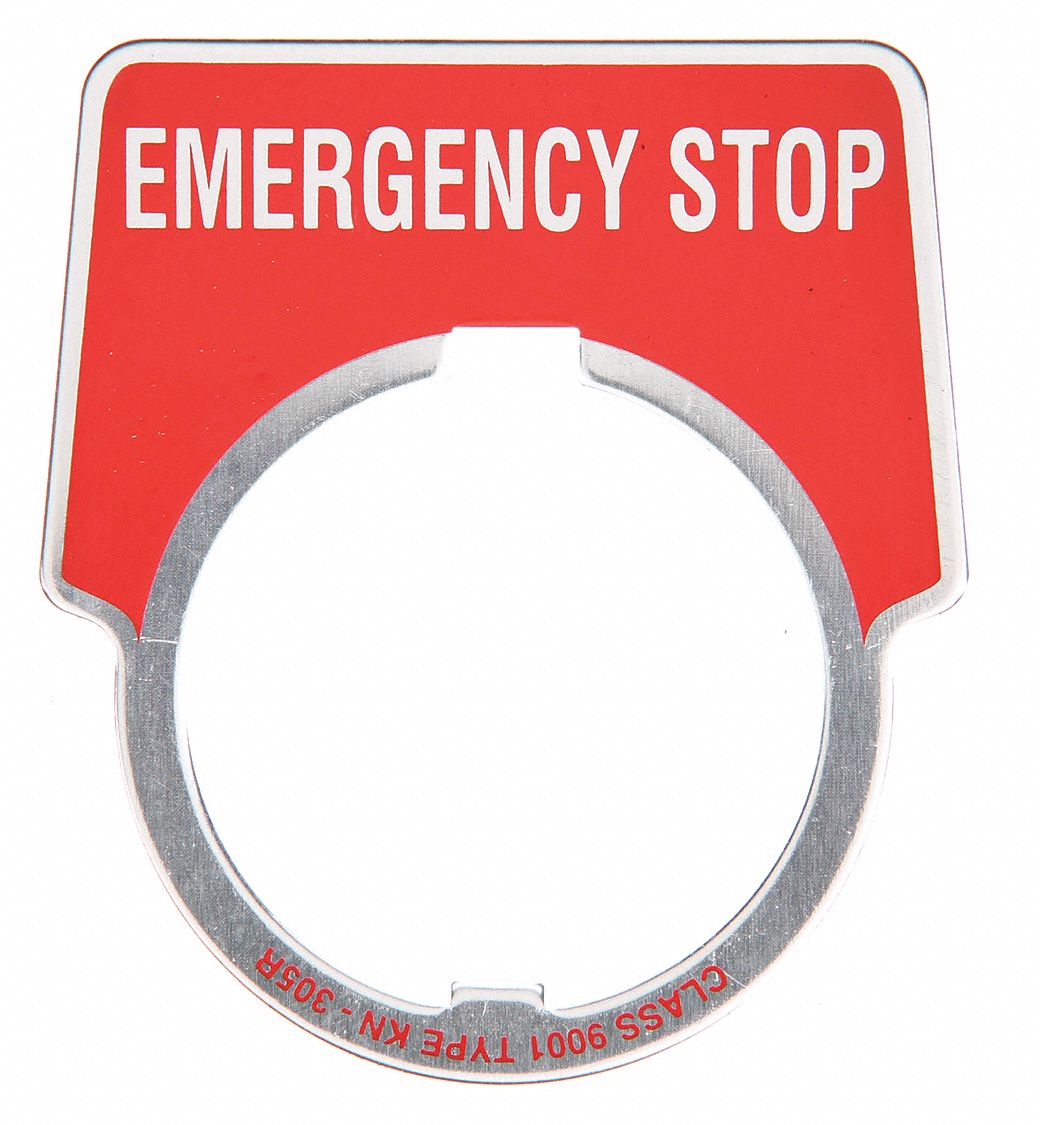 PLAQUE SIGNALÉTIQUE, PLAQUE SIGNALÉTIQUE, ALUMINIUM, 2,3 PO LARGEUR