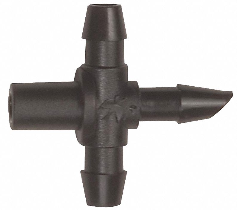 RAIN BIRD, Drip Tee, Plastic, Tee 2EMC1BT25/10PS Grainger