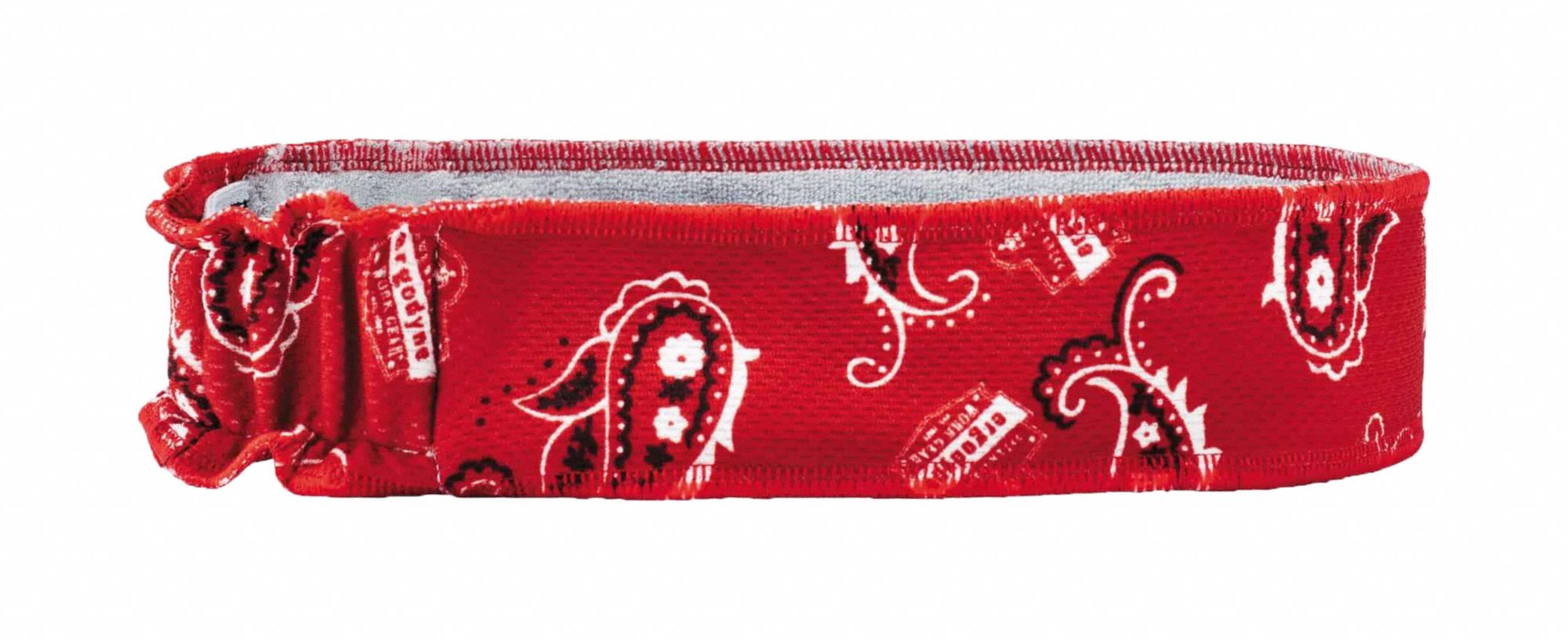 Headband: Red, Universal, Sweatband, Cooling, Terry Cloth, Evaporative-Cooling