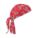6615 DEW RAG, SWEATBAND, RED, UNIVERSAL , 20 X 6 IN, TERRY CLOTH, EVAPORATIVE, TIE