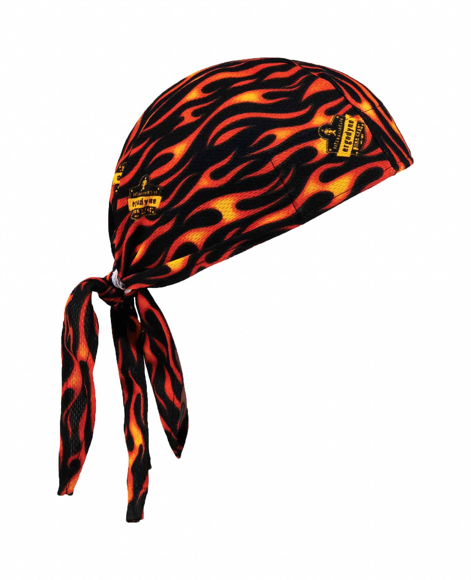 6615 DEW RAG, SWEATBAND, BLK, ORANGE, UNIVERSAL, 20 X 6 IN, TERRY CLOTH, EVAPORATIVE