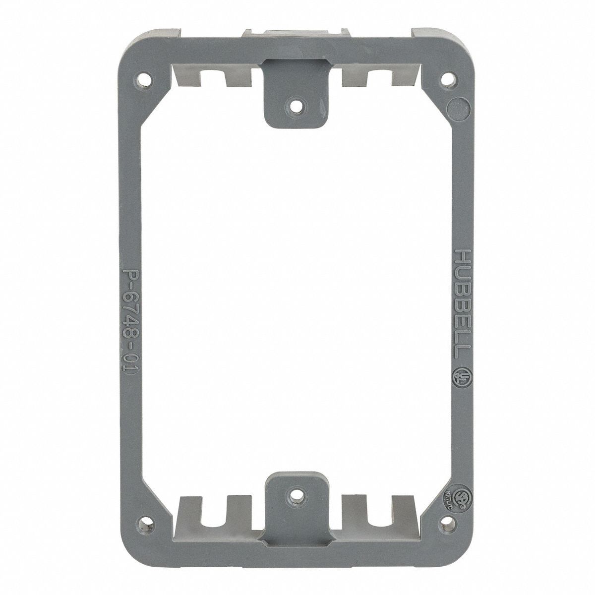 Mounting Collar: Rectangular, PVC, PFBRGx, PFBRG1/PFBRG2, PFBRMC