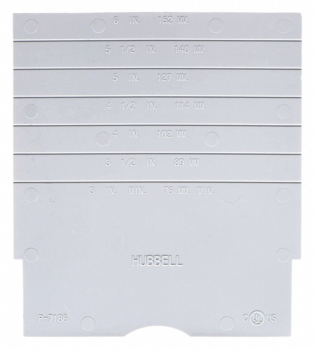 Side by Side Divider: Round, Composite, Hubbell, S1DIV1