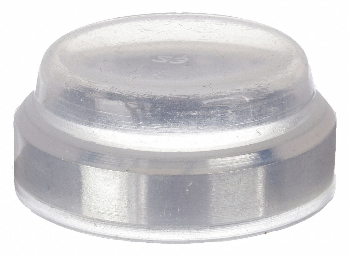 Boot: Non-Illuminated Push Buttons, Transparent, 9001K